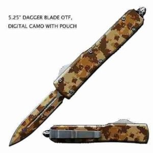 Camo Dagger OTF Knife