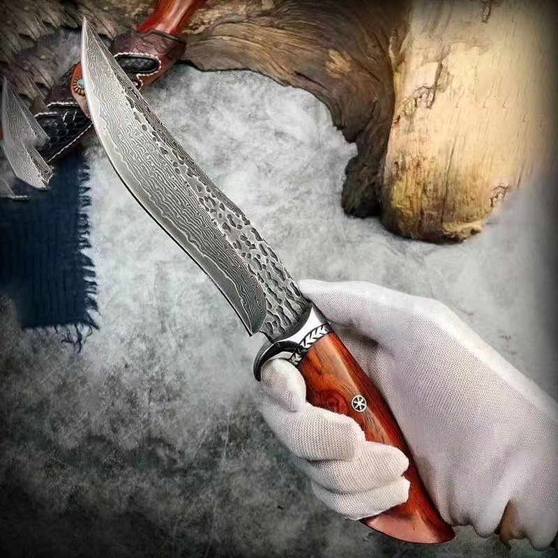 Hand-Forged Damascus Knife