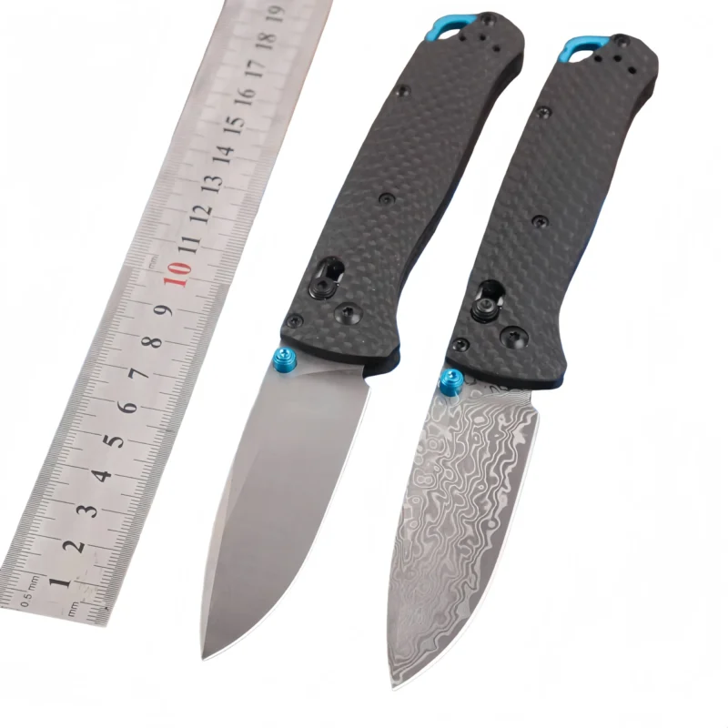 Approved Carbon fiber handle outdoor Damascus knife portable lock knife Dealer Program