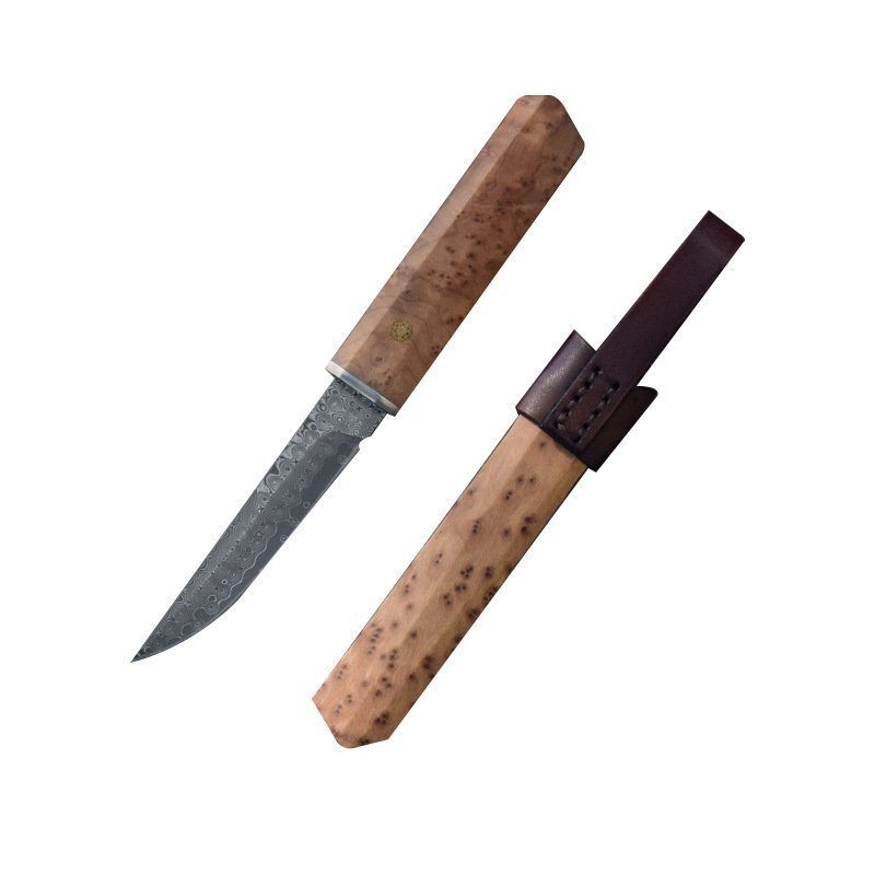 Approved Forged Damascus steel knife with high hardness and portable handle Dealer Program