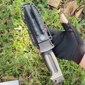 Fixed Blade Camping Knife with Fire Starter