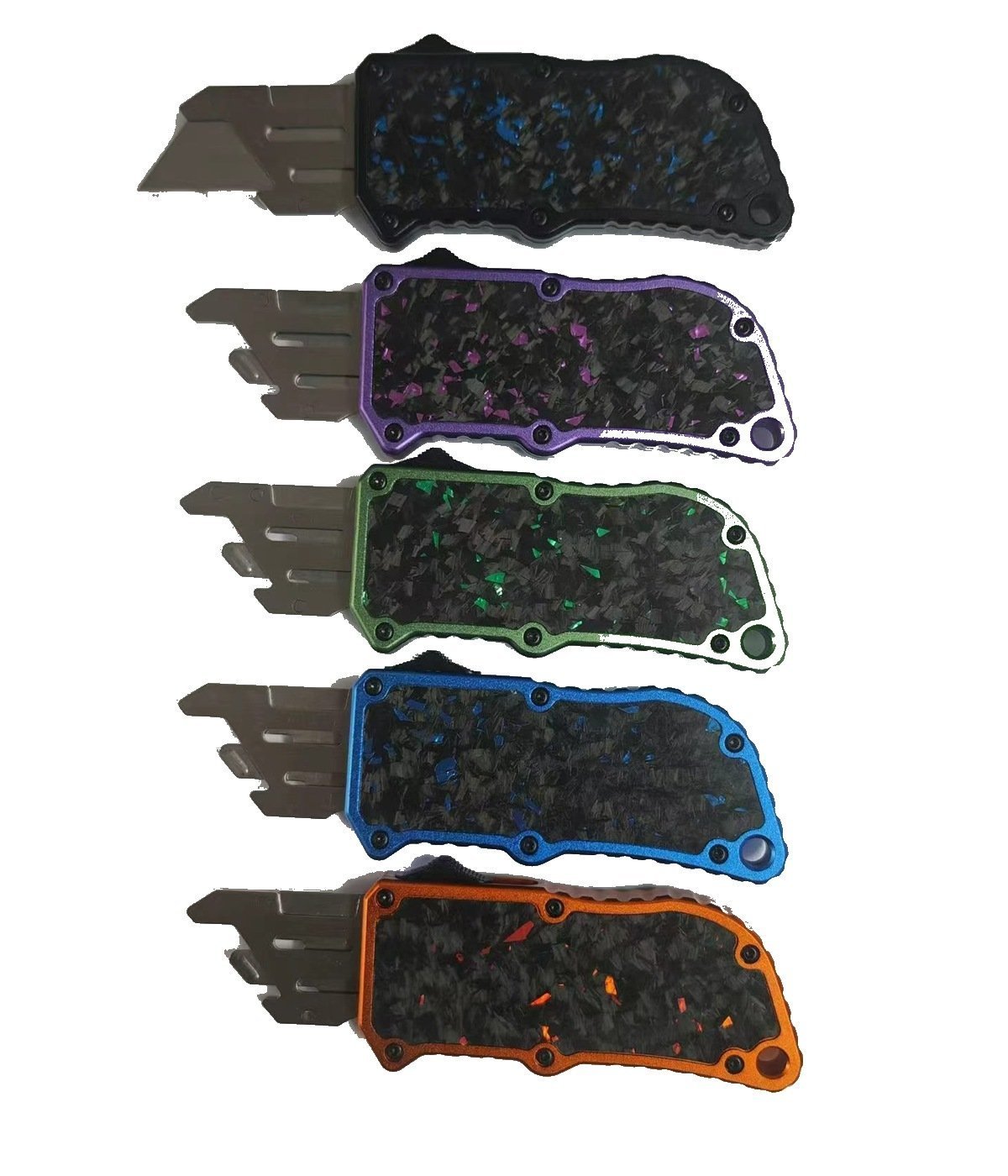 utility-otf-knife-five-style-main-2-1.jpg Utility OTF нож with Colored Inlay - Five-Style оптом набор | от производителя