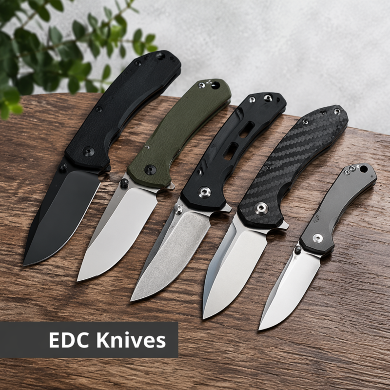 Compact EDC Automatic Knife Bulk Series 09 - Blue Accent