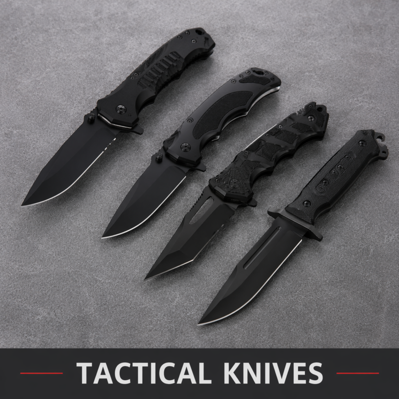 Tactical Automatic Knife Dealer Series 02 - Satin Finish