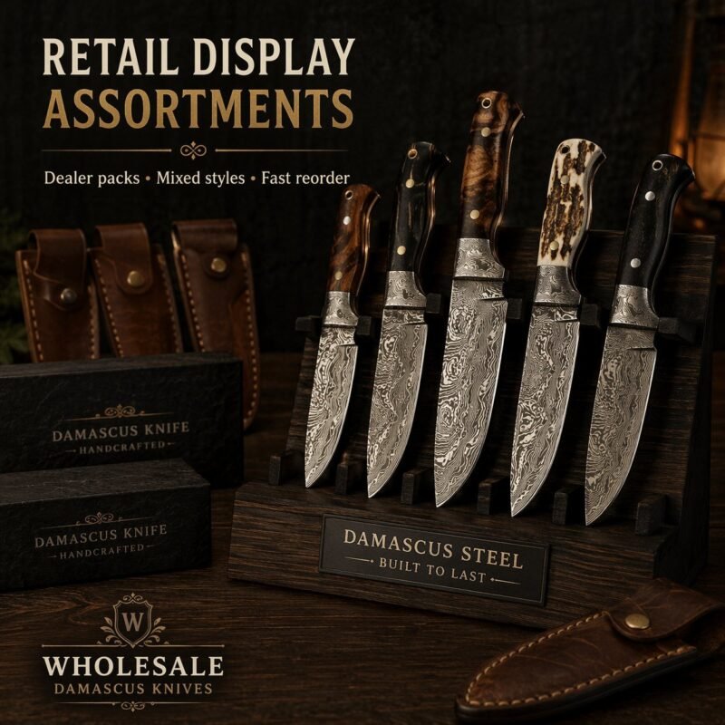 Mixed High-Margin Damascus Counter Display