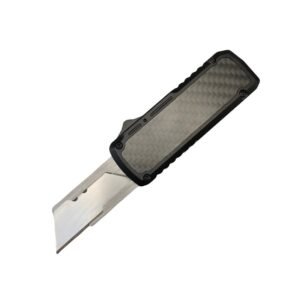 retractable knife​Carbon Fiber Handle Box Cutter with Clip