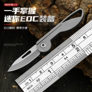 Titanium alloy Camping Outdoor Knife Retail Display for Wholesale