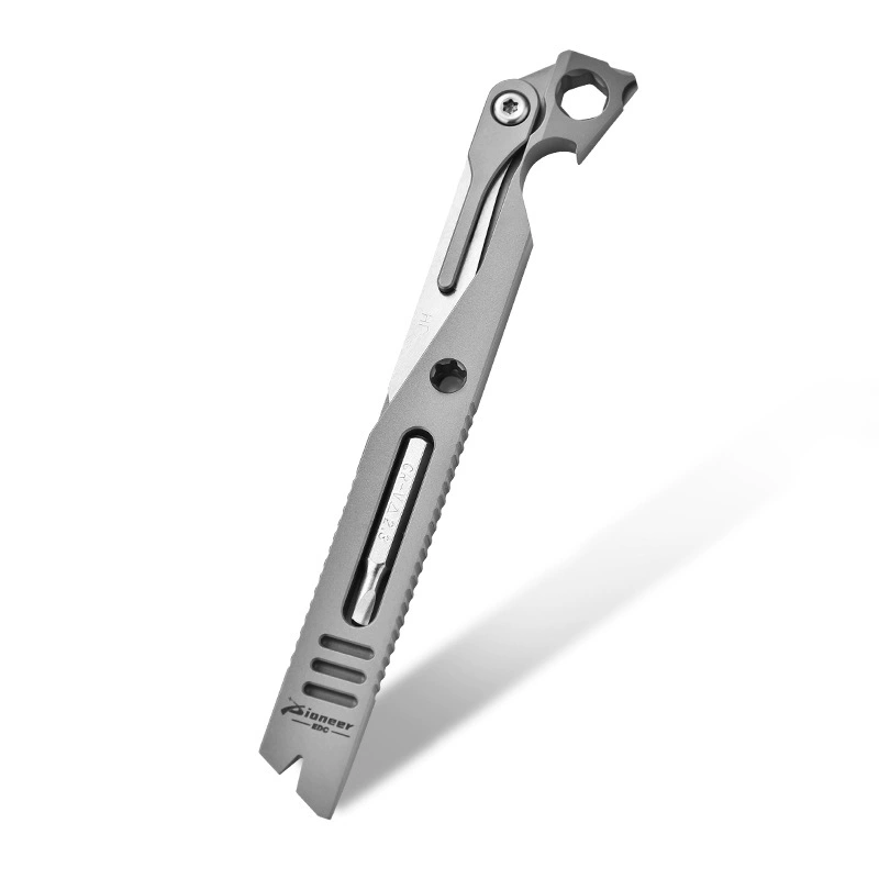 Titanium EDC Utility Knife and Pry Tool for Wholesale Kits