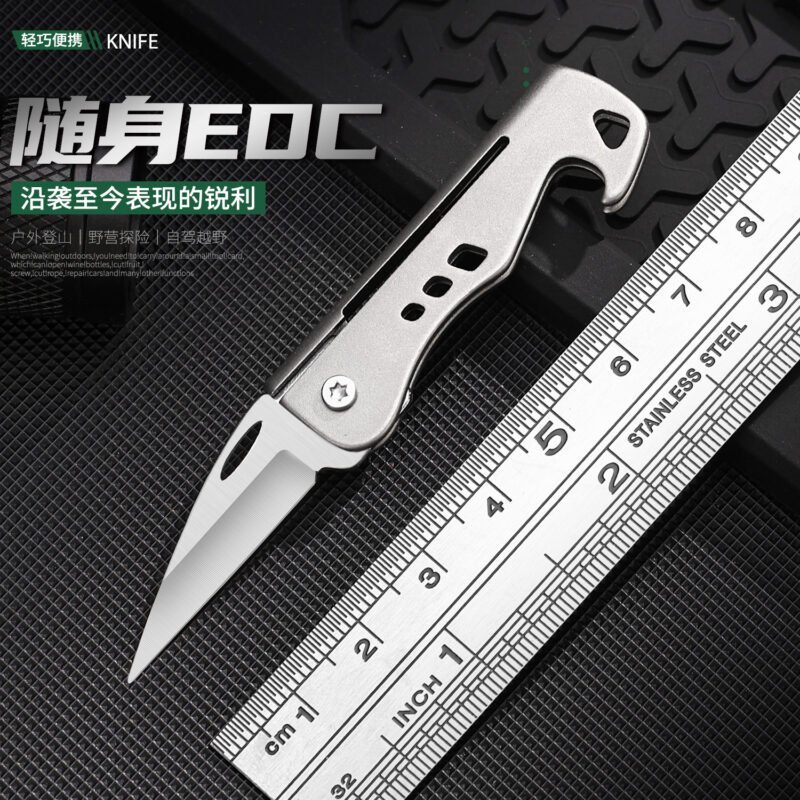 Camping Titanium EDC Folding Knife for Wholesale