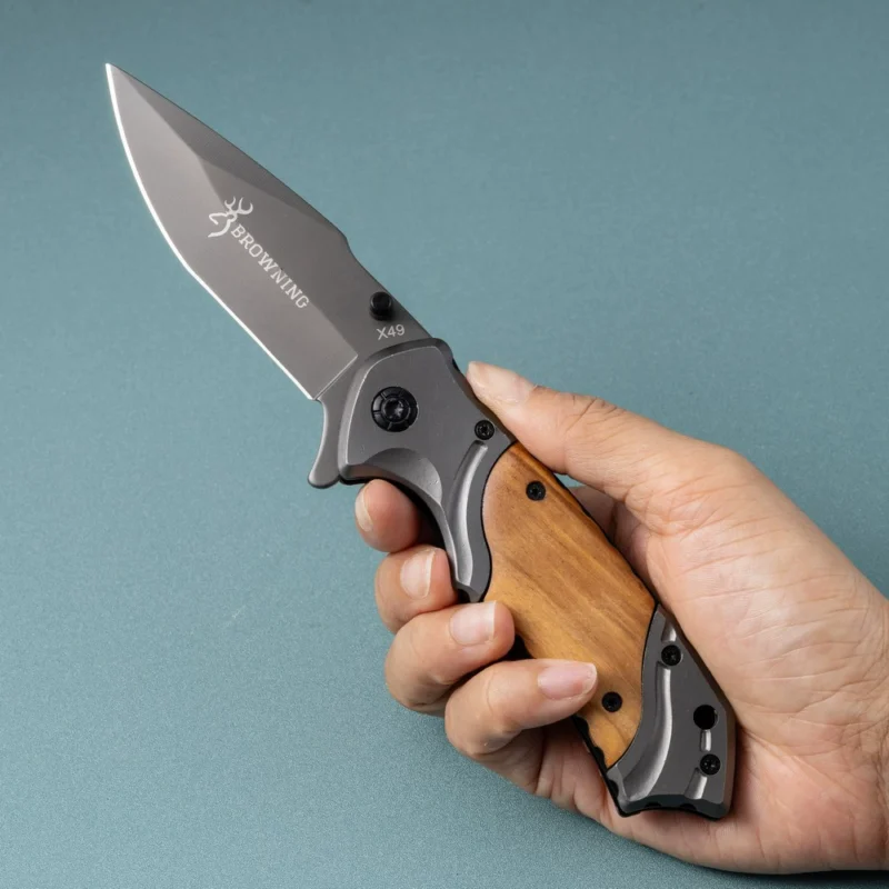 Stainless steel Camping Fixed Blade Knife X49 for Wholesale