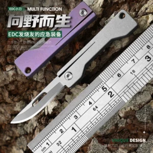 Titanium alloy Outdoor Folding Knife for Wholesale