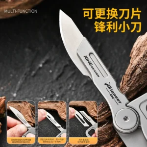 Titanium alloy Outdoor Utility Knife for Wholesale
