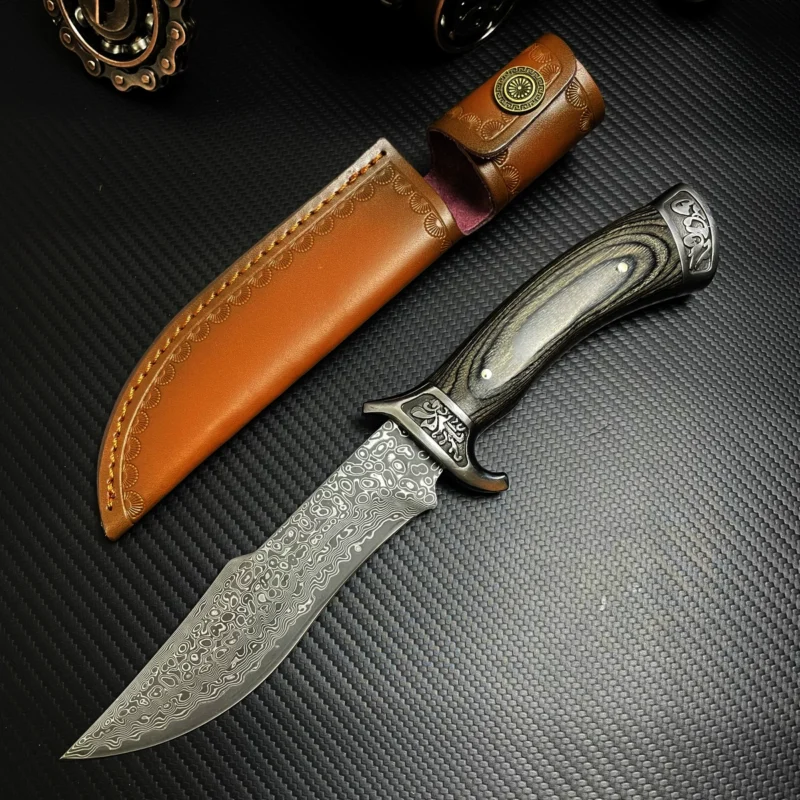 VG10 Camping Damascus Knife Sets for Wholesale