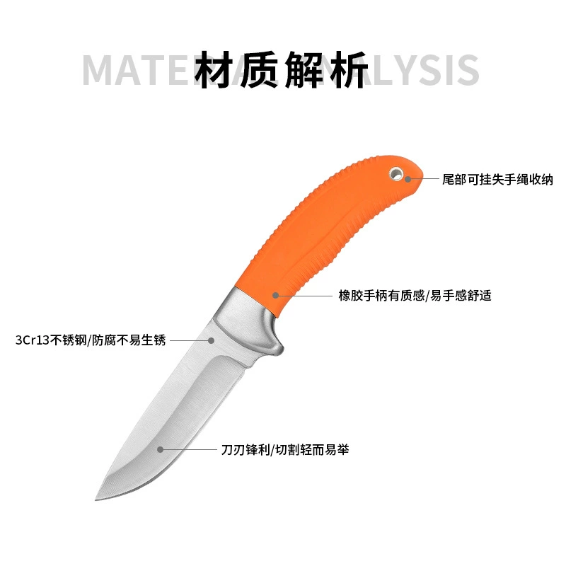 304stainless steel Camping Fixed Blade Knife for Wholesale