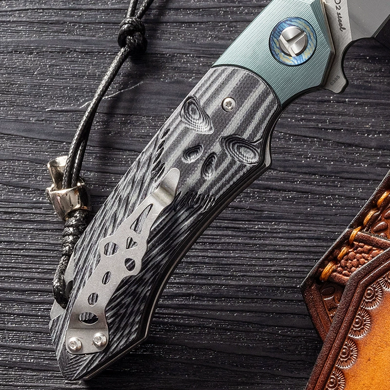 Stainless steel Camping D2 EDC Fixed Blade Knife for Wholesale