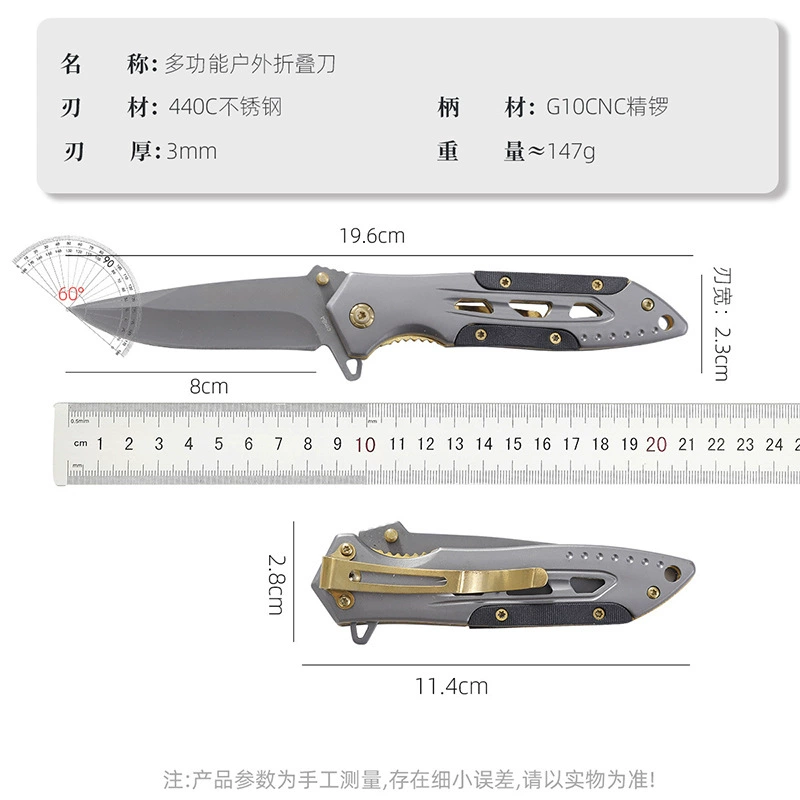 02-4b445c52c0b3.webp Camping 440C EDC Folding Knife for Wholesale