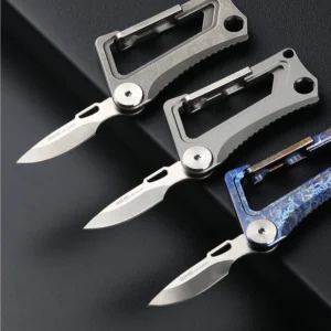 Titanium alloy Camping M390 EDC Outdoor Knife for Wholesale