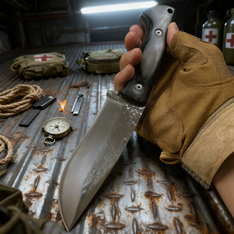 Outdoor Fixed Blade Knife Retail Display for Wholesale
