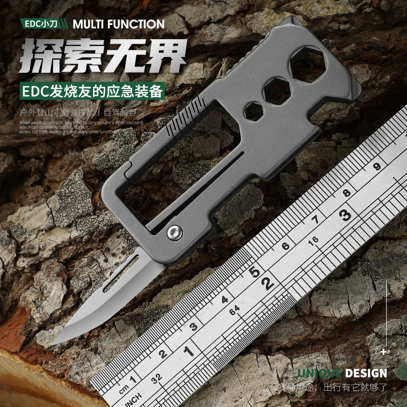 Titanium alloy Outdoor Utility Knife Catalog Model for Wholesale