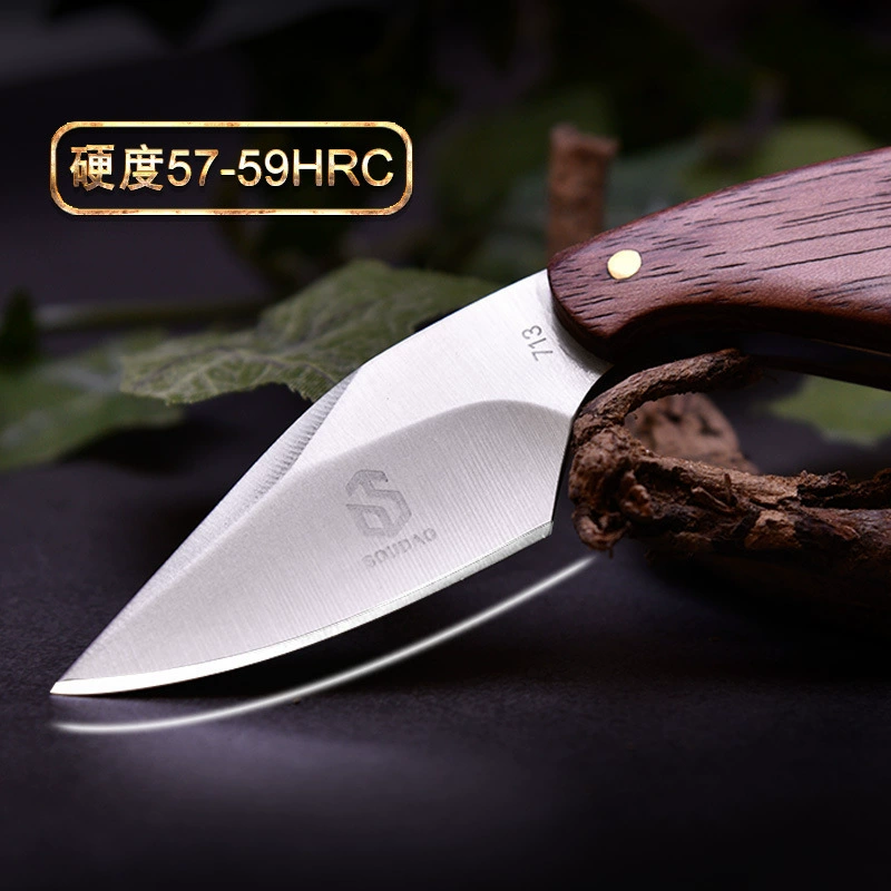 Stainless steel Camping Fixed Blade Knife Retail Display for Wholesale