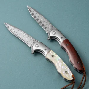 Camping Damascus Knife for Wholesale