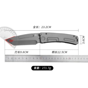 Camping Titanium EDC Folding Knife for Wholesale