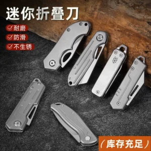 stainless steel Outdoor D2 Mini EDC Folding Knife for Wholesale
