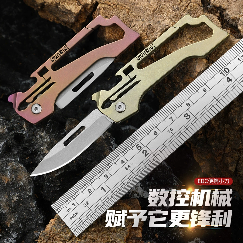 Titanium alloy Outdoor Utility Knife Retail Display for Wholesale