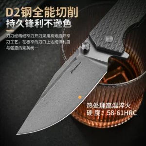 D2 Camping Folding Knife for Wholesale