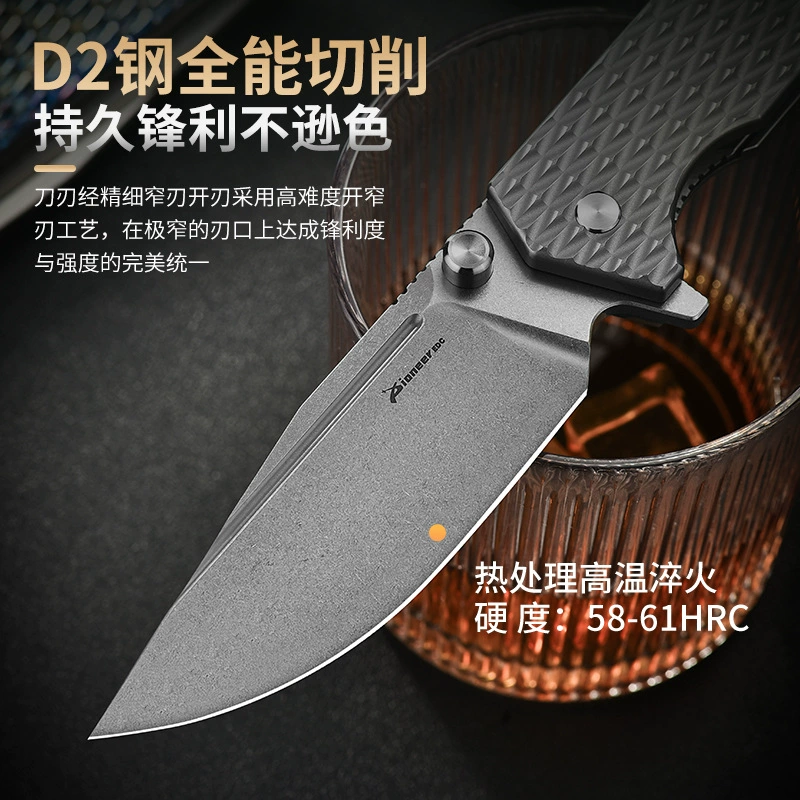 02-a60d26649131.webp D2 Camping Folding Knife for Wholesale