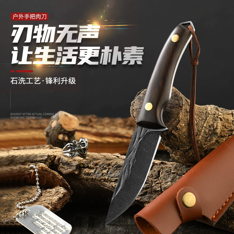 Stainless steel Outdoor Fixed Blade Knife Retail Display for Wholesale