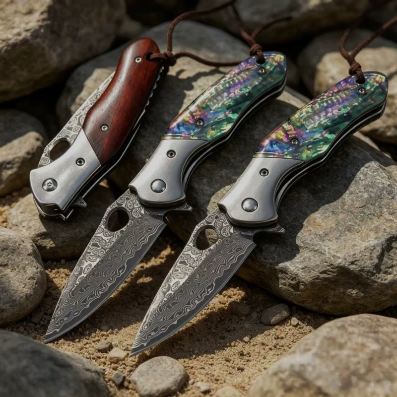 Outdoor Vg10 EDC Damascus Knife for Wholesale