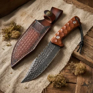 Outdoor Damascus Knife shuanglang for Wholesale