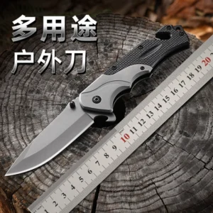 Stainless Steel Outdoor Silver Pocket Knife for Wholesale