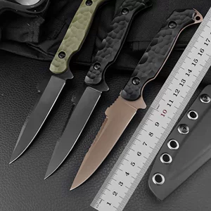 440C Camping Fixed Blade Knife Retail Display for Wholesale