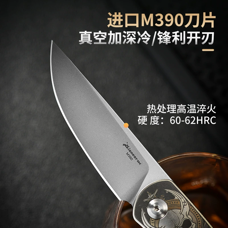M390 Camping Folding Knife OEM Ready for Wholesale