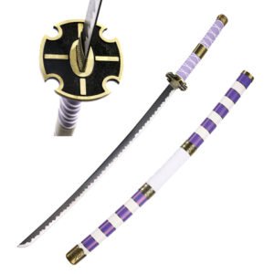 One Piece Katana Sword - Luffy Zoro Nidai Kitetsu Smaurai Style, 103 cm