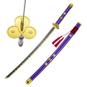 One Piece Katana Sword - Samurai Roronoa Zoro Purple Enma Style, 103 cm