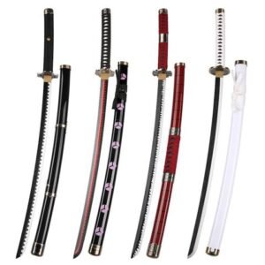 One Piece Katana Sword - Bamboo Roronoa Zoro Style, 104 cm Wood