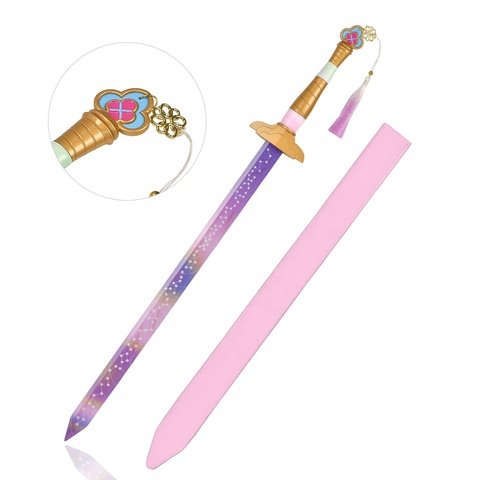 105cm-Anime-Real-Stainless-Steel-Blade-Cosplay.jpg_480x480.jpg Anime Cosplay Sword - Rumi Saingeom Leather Style, 105 cm Stainless Steel - Image 1