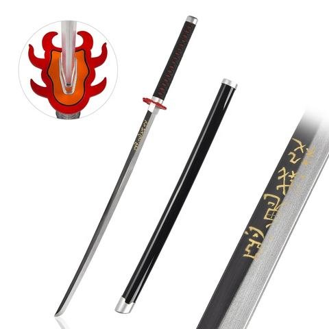 105cm-Demon-Slayer-Kyojuro-Rengoku-Nichirin-Blade.jpg_480x480.jpg Demon Slayer Katana Sword - Kyojuro Rengoku Style, 105 cm PU Foam - Image 1