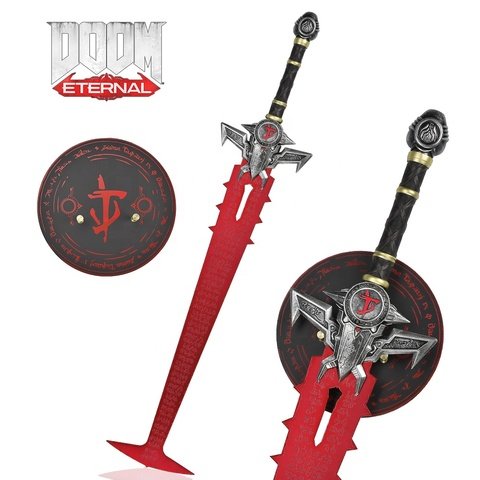 115cm-Game-Doom-Eternal-Real-Metal-Weapon.jpg_480x480.jpg Doom Eternal Cosplay Sword - Doom Slayer Crucible Big Style, 115 cm Stainless Steel - Image 1