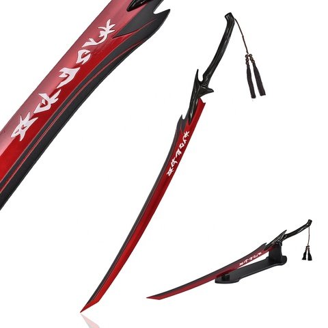 116cm-LOL-Yone-Real-440ss-Blade-Azzkana.jpg_480x480.jpg Fantasy Cosplay Cosplay Sword - LOL Yone Azzkana Sward League Style, 116 cm 440SS - Image 1