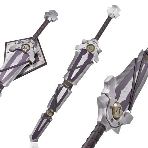 118cm-Game-World-Warcraft-Armageddon-Two-Handed.jpg_480x480.jpg Warcraft Cosplay Sword - World Armageddon Two Handed Steel Style, 118 cm 440SS - Image 1