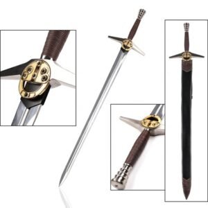 The Witcher Cosplay Sword - TV Series Geralt Leather Style, 121 cm