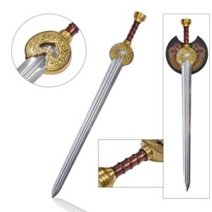 The Lord of the Rings Cosplay Sword - Original Craft King Theoden Herugrim Style, 38.18 in