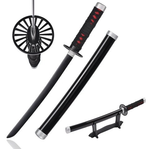 45cm-Japanese-Anime-Demon-Slayer-Tanto-Sword.jpg_480x480.jpg Demon Slayer Mini Katana - Steel Tanjiro Kamado Miniature Style, 45 cm - Image 1