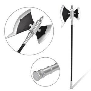 Fantasy Cosplay Cosplay Axe - Larp Battle Double Headed Frieren Style, 63 in PU Foam