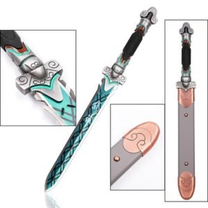 Overwatch Cosplay Sword - White Tiger Baihu Skin Genji Style, 70 cm
