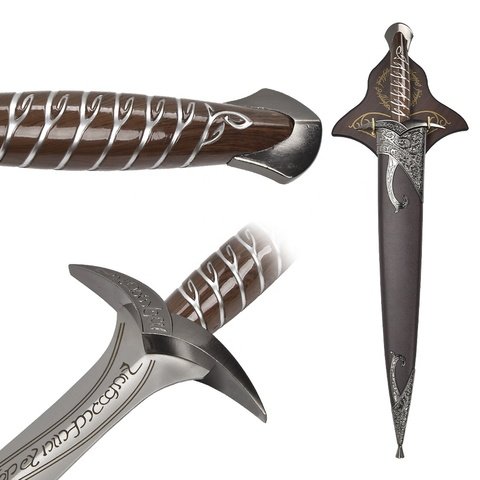 79cm-Hobbit-440ss-Blade-Cosplay-Prop-Frodo.jpg_480x480.jpg The Lord of the Rings Cosplay Sword - Hobbit Frodo Baggins Sting Lord Style, 79 cm 440SS - Image 1